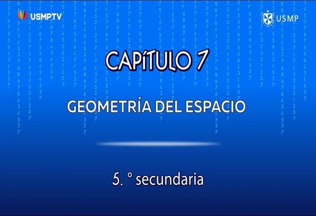 Capítulo N. ° 7 - Geometría del Espacio